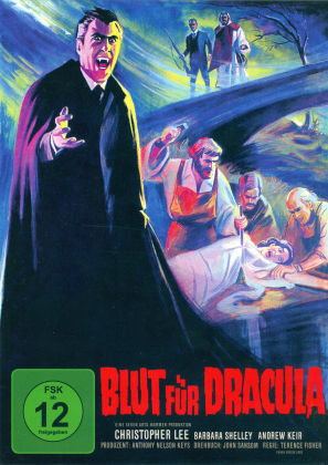 Blut für Dracula (1966) (Cover B, US-Fassung, Britische Fassung, Édition Limitée, Mediabook, 2 Blu-ray)