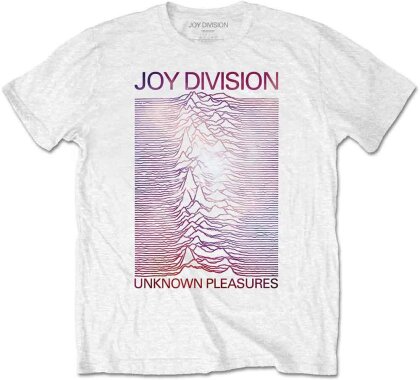 Joy Division Unisex T-Shirt: Space - Unknown Pleasures Gradient