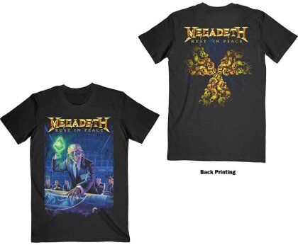 Megadeth - Rust In Peace 30th Anniversary (Black) T-Shirt