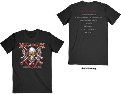 Megadeth Unisex T-Shirt - Killing Is My Business (Back Print)