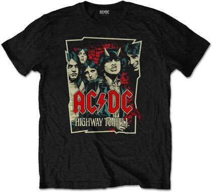 AC/DC Unisex T-Shirt - Highway To Hell Sketch