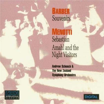 Samuel Barber (1910-1981), Gian Carlo Menotti (1911-2007), Andrew Schenck & The New Zealand Symphony Orchestra - Souvenirs, Opus 28