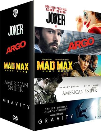 Joker / Argo / Mad Max : Fury Road / American Sniper / Gravity (5 DVDs)