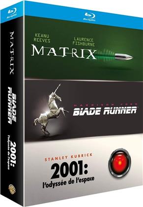 Matrix / Blade Runner / 2001: L'odyssée de l'espace (3 Blu-rays)
