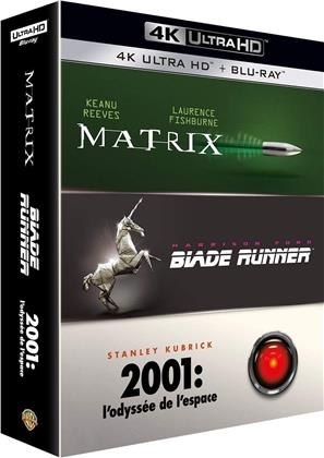 Matrix / Blade Runner / 2001: L'odyssée de l'espace (3 4K Ultra HDs + 3 Blu-rays)