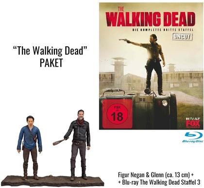 The Walking Dead - Staffel 3 (Actionfiguren Negan & Glenn, Uncut, 5 Blu-ray)