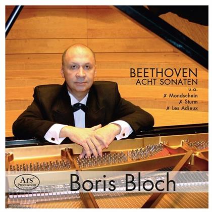 Ludwig van Beethoven (1770-1827) & Boris Bloch - Boris Bloch 10 - Acht Sonaten u.a . Mondschein, Sturm, Les Adieux