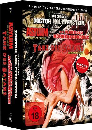 Spezial-Horror-Edition - The Curse of Doctor Wolffenstein / Asylum - House of Crazies / Der Fluss der Mörderkrokodile / Tanz des Satans (5 DVDs)