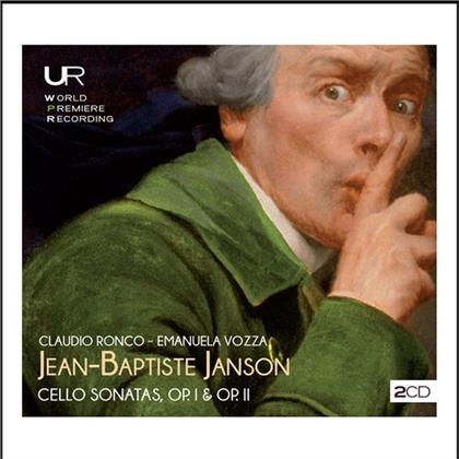 Jean-Baptiste Janson, Claudio Ronco & Emanuela Vozza - Cello Sonatas 1 & 2