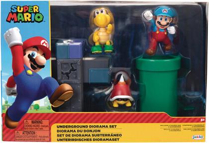 Jakks Pacific - Nintendo 2-1/2In Underground Diorama Set Cs (Net)