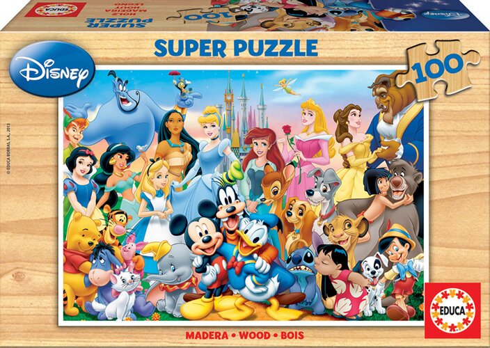 Holzpuzzle World of Disney (Kinderpuzzle)