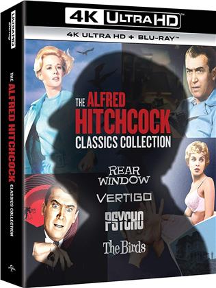 Alfred Hitchcock Collection - Vol. 1 (Digipack, 4 4K Ultra HDs + 4 Blu-rays)