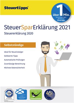 SteuerSparErklärung Selbstständige 2021 (für Steuerjahr 2020)