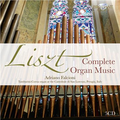 Franz Liszt (1811-1886) & Adriano Falconi - Complete Organ Music (5 CDs)
