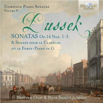 Johann Ladislaus Dussek (1760-1812), Bart van Oort & Petra Somlai - Complete Piano Sonatas 9 - Soantas Op. 14 Nos. 1-3, Sonate pour le clavecin ou le