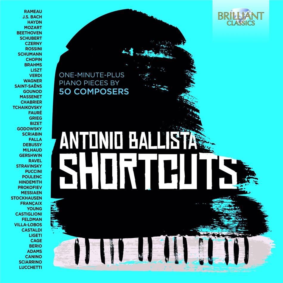 Antonio Ballista - Short Cuts - One-Minute-Plus Piano Pieces by 50 Composers (2 CDs)