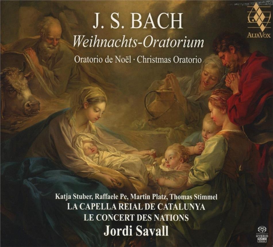 Le Concert des Nations, Johann Sebastian Bach (1685-1750) & Jordi Savall - Christmas Oratorio BWV 248 (SACD + CD)