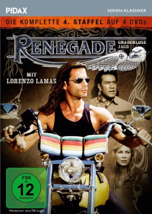Renegade - Gnadenlose Jagd - Staffel 4 (Pidax Serien-Klassiker, 4 DVDs)