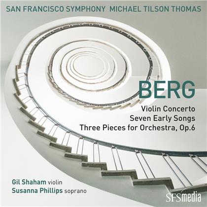 Michael Tilson Thomas & San Francisco Symphony - Violinkonzert, Sieben frühe Lieder, Drei Orchester (SACD)