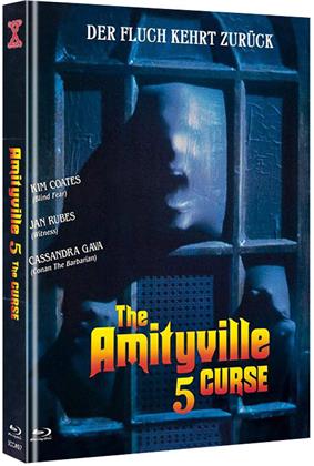 Amityville 5 - The Curse (1990) (Cover B, Limited Edition, Mediabook, Uncut, Blu-ray + DVD)