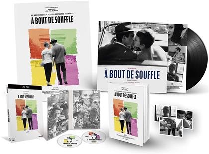 À bout de souffle (1960) (Edizione 60° Anniversario, Collector's Edition Limitata, 4K Ultra HD + Blu-ray + LP)