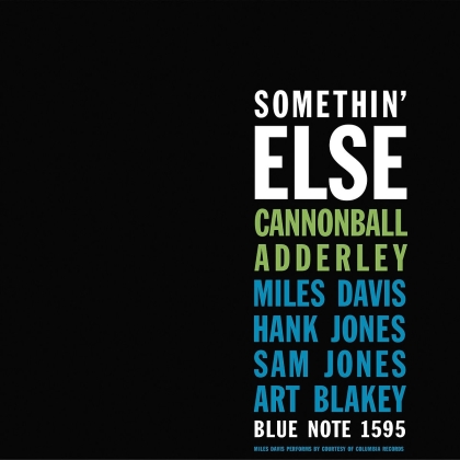 Cannonball Adderly - Somethin' Else (2021 Reissue, Blue Note, LP)