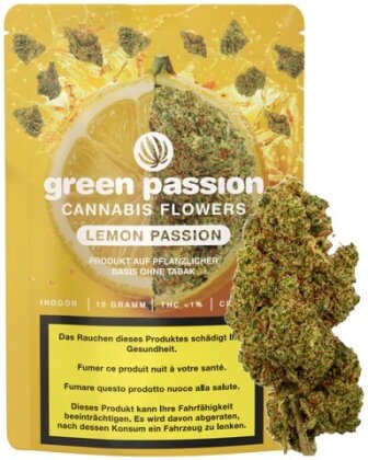 Green Passion Lemon Passion (5g) - Indoor (CBD 16% THC 1%)