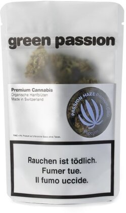 Green Passion Passion Haze Popcorn (10g) - Indoor (CBD 21% THC 1%)