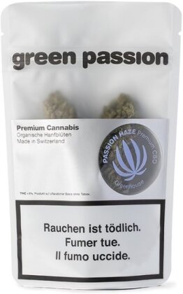 Green Passion Passion Haze (2g) - Greenhouse (CBD 21% THC 1%)