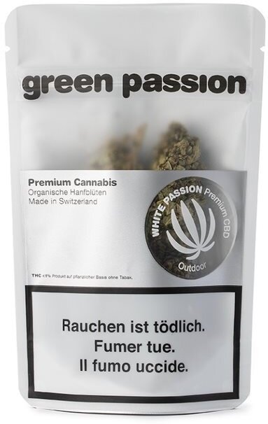 Green Passion White Passion Outdoor (5g) - (CBD 18% THC 1%)