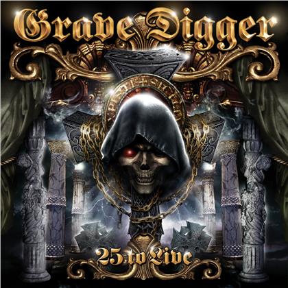 Grave Digger - 25 To Live (2020 Reissue, Metalville, 2 CDs + DVD)
