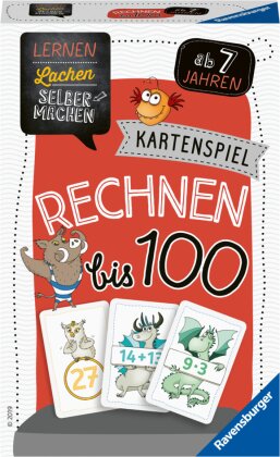 Ravensburger 80660 - Lernen Lachen Selbermachen: Rechnen bis 100, Kinderspiele Lernspiel