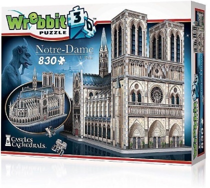 Notre-Dame de Paris - 830 Teile 3D-Puzzle