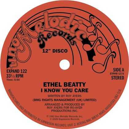Ethel Beatty - I Know You Care/It's Your Love - 7 Inch (12" Maxi)