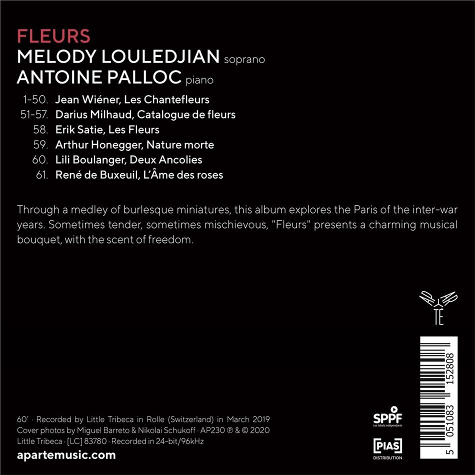 Melody Louledjian & Antoine Palloc - Fleurs - CeDe.ch