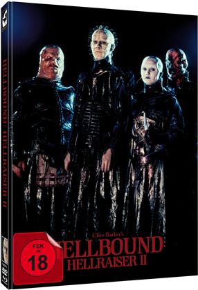 Hellbound - Hellraiser 2 (1988) (Cover A, Limited Edition, Mediabook, Uncut, Blu-ray + DVD)