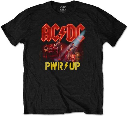 AC/DC Unisex T-Shirt - Neon Live - Grösse S
