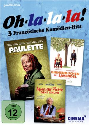 Oh la la la! 3 Französische Komödien-Hits - Paulette / Birnenkuchen mit Lavendel / Monsieur Pierre geht online (3 DVDs)