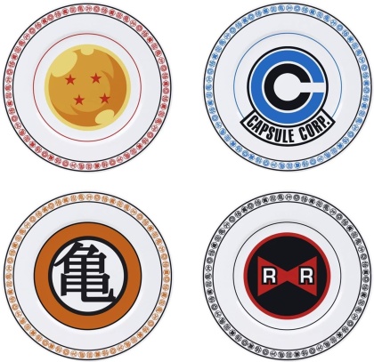 Dragon Ball: Emblems - Set of 4 Plates