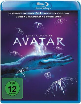 Avatar (2009) (Extended Collector's Edition, Extended Edition, Kinoversion, Neuauflage, 3 Blu-rays)