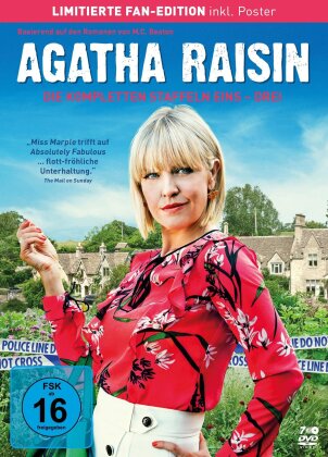 Agatha Raisin - Staffeln 1-3 (Limited Fan Edition, Poster, 7 DVDs)