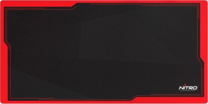 Nitro Concepts DM16 Inferno Deskmat [1600 x 800 mm] - black/red