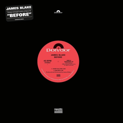 James Blake - Before EP (12" Maxi)