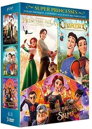 Super Princesses - Princesse Mila et le sorcier au coeur de pierre / Charming / Le monde magique de Salma (3 DVDs)
