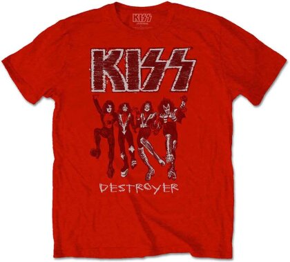 KISS Unisex T-Shirt - Destroyer Sketch