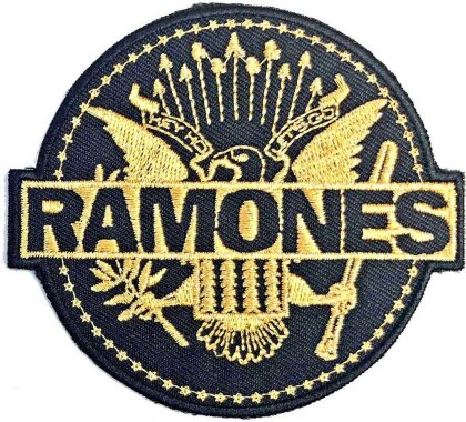 Ramones Woven Patch - Gold Seal (Standard)