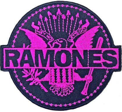 Ramones Woven Patch - Pink Seal (Standard)