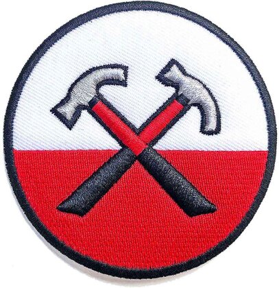 Pink Floyd Woven Patch - The Wall 3D Hammers Circle (Standard)