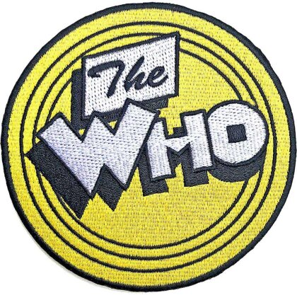 The Who Woven Patch - Yellow Circle (Standard)