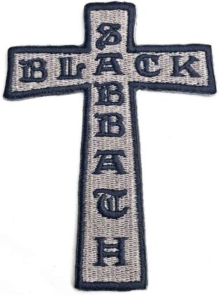 Black Sabbath Standard Woven Patch - Cross